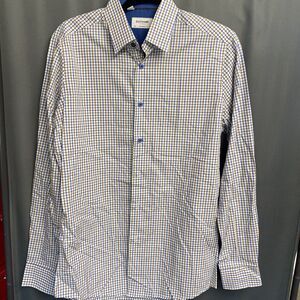 DUCHAMP London Tailored Fit 15/m Men’s Dress Shirt (b35.5)